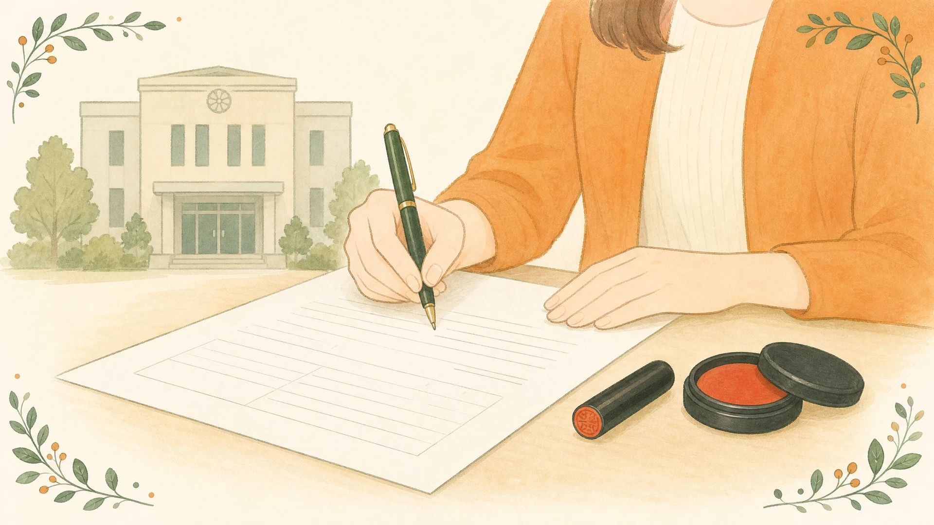 離婚協議書の書き方|養育費の条項テンプレートと公正証書にする方法のイメージ